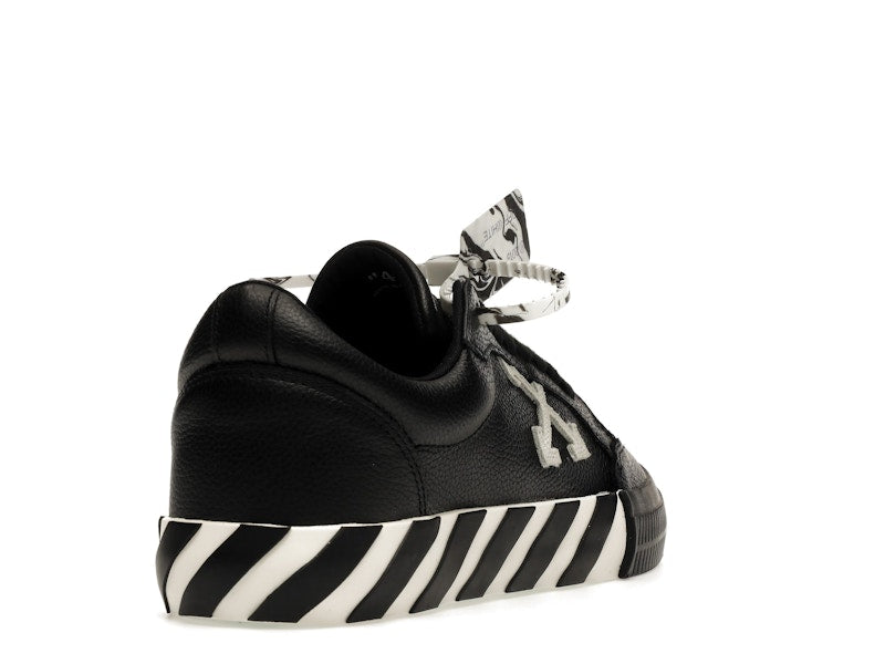 OFF-WHITE Vulc Low Leather Black White FW21