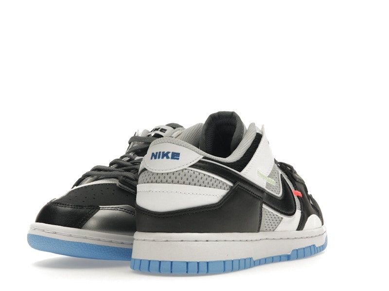 Nike Dunk Low Scrap Black Neutral Grey University Blue White
