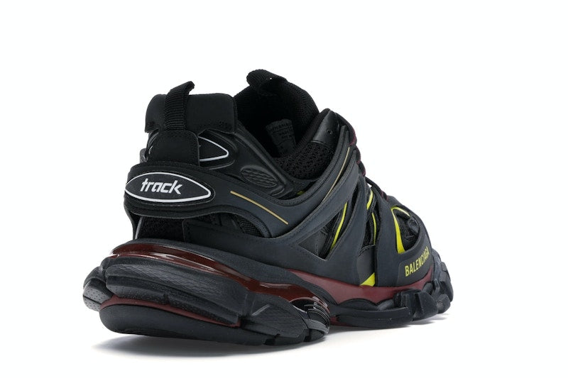 Balenciaga Track Trainers Black Bordeaux