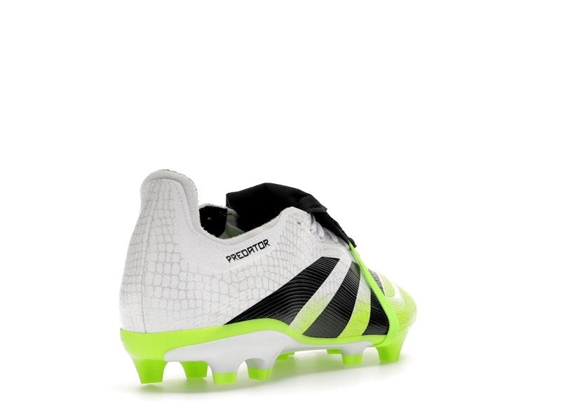 adidas Predator League Fold-Over Tongue FG/MG Cloud White Core Black Lucid Lemon