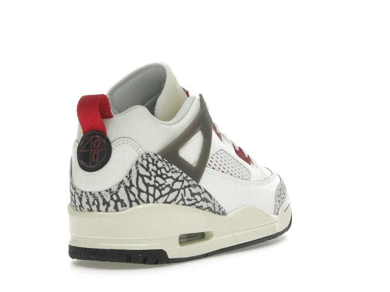 Jordan Spizike Low Sail Anthracite Coconut Milk Varsity Red