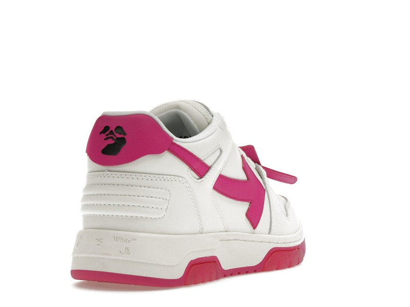 OFF-WHITE Out Of Office Calf Leather White Fuchsia (Women's)