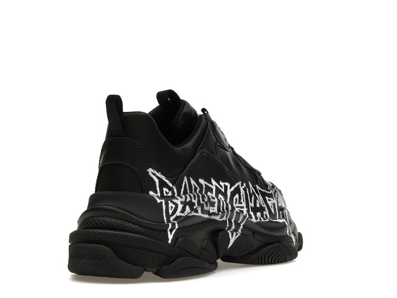 Balenciaga Triple S DIY Metal Artwork Black