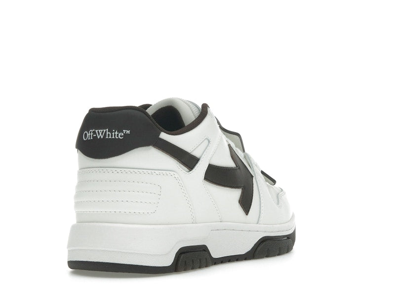 OFF-WHITE Out Of Office OOO Low Tops White Brown