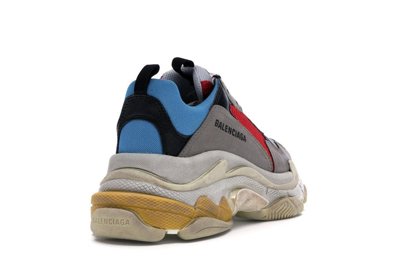Balenciaga Triple S Grey Red Blue (2018 Reissue)
