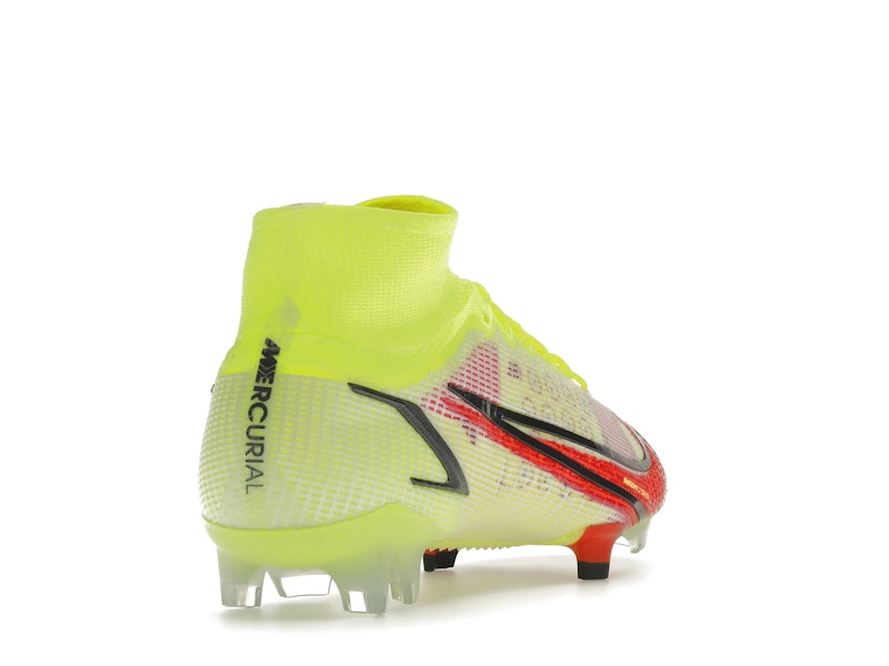 Nike Mercurial Superfly 8 Elite FG Volt Black Bright Crimson