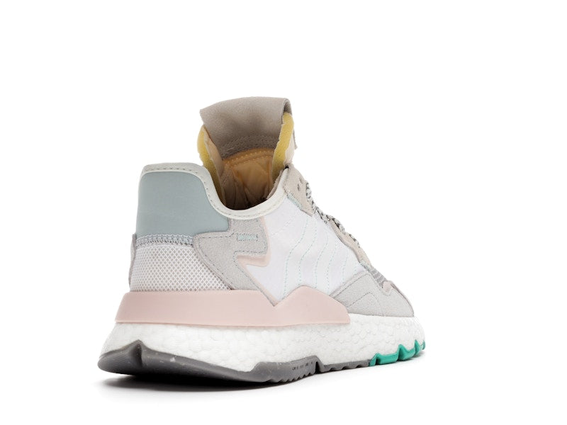 adidas Nite Jogger White Mint Pink (Women's)