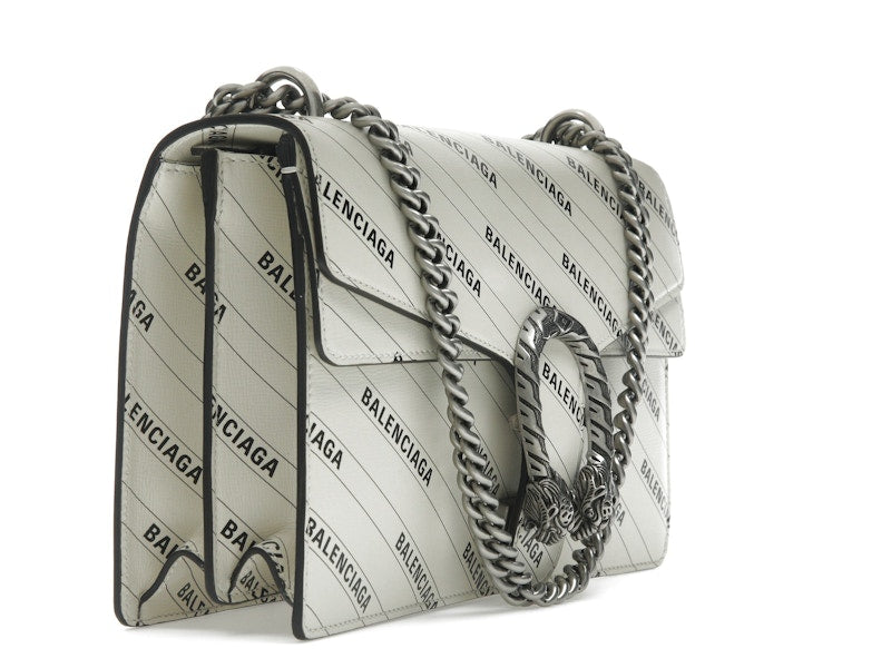 Gucci x Balenciaga The Hacker Project Small Dionysus Bag White