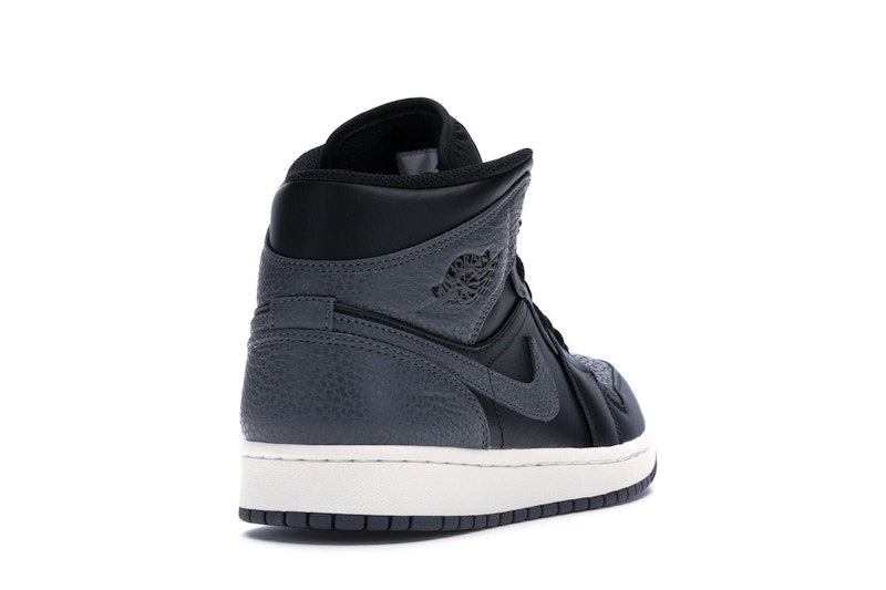 Jordan 1 Retro Mid Black Dark Grey