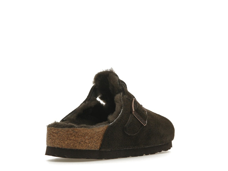 Birkenstock Boston Shearling Suede Mocha