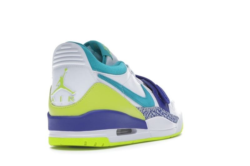 Jordan Legacy 312 Low Ultramarine Neon Yellow Aquamarine