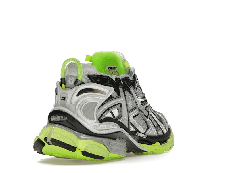Balenciaga Runner White Neon Yellow