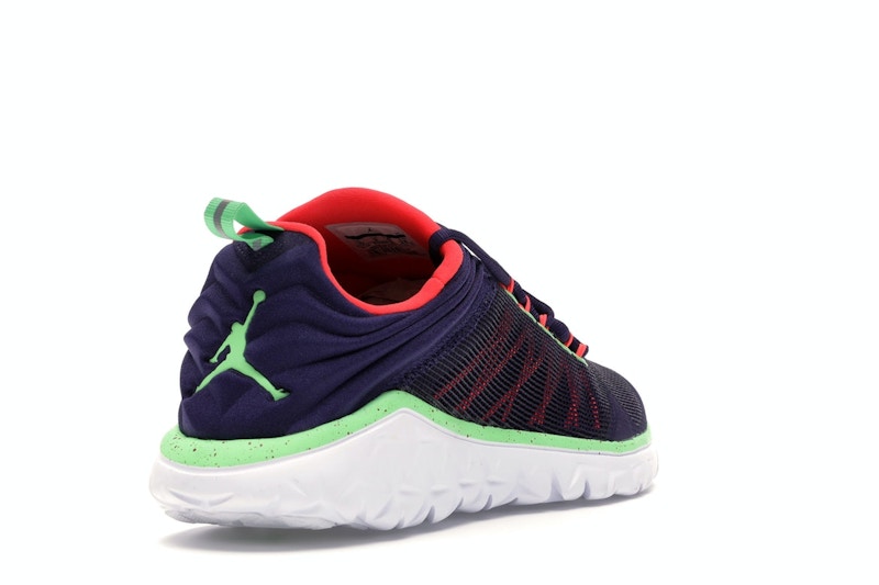 Jordan Flight Flex Trainer Ink/Lt Psn Green-Infrrd 23-White