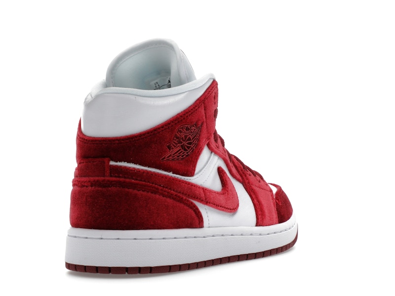 Jordan 1 Mid SE Red Velvet (Women's)