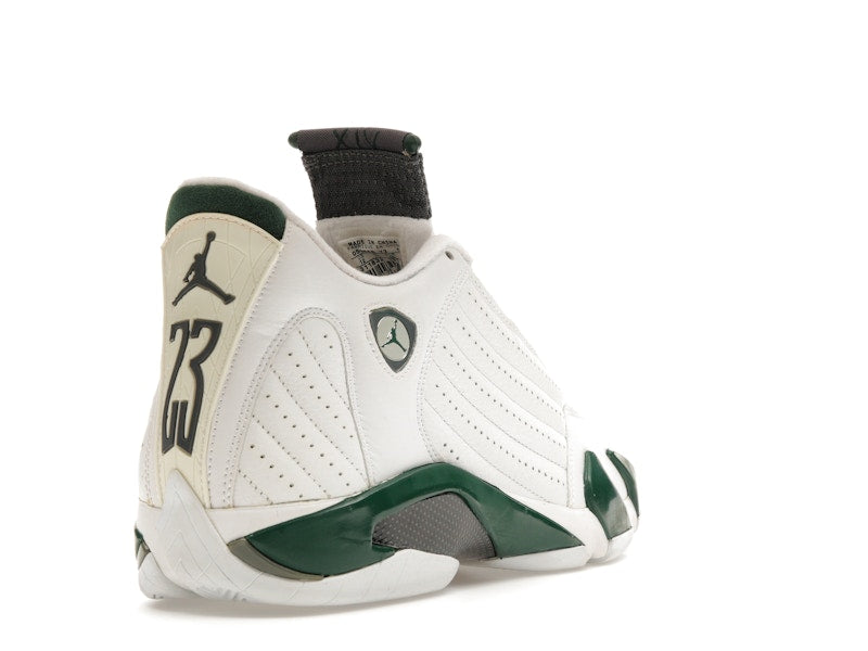 Jordan 14 Retro White Forest Green