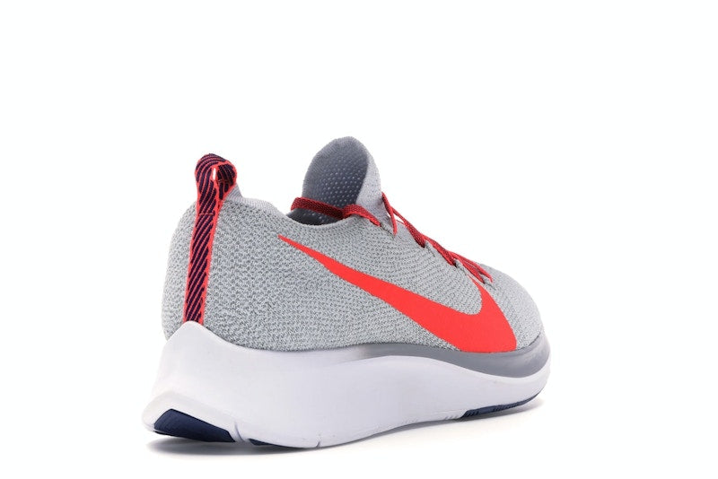 Nike Zoom Fly Flyknit Pure Platinum Bright Crimson