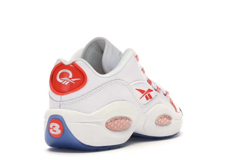 Reebok Question Low Patent Toe Orange
