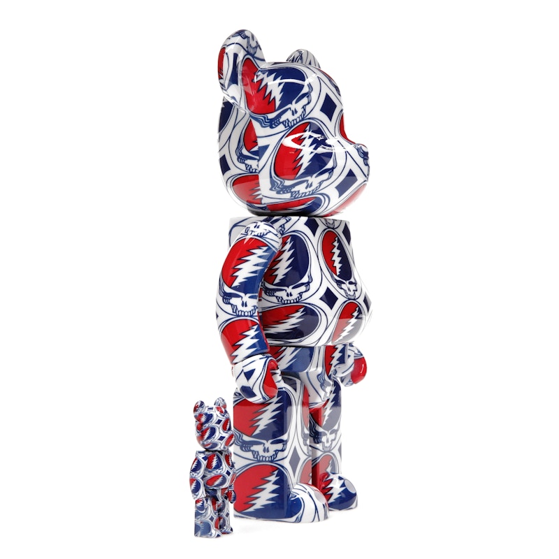 Bearbrick x Grateful Dead (Steal Your Face) 100% & 400% Set