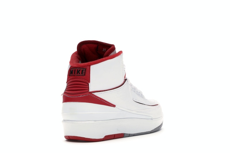 Jordan 2 Retro White Red (2014) (GS)
