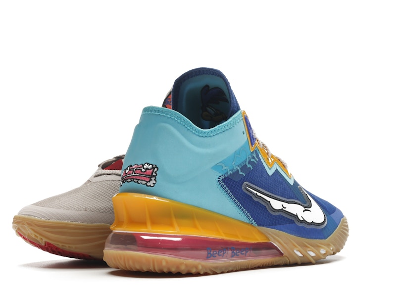 Nike LeBron 18 Low Wile E. vs Roadrunner Space Jam
