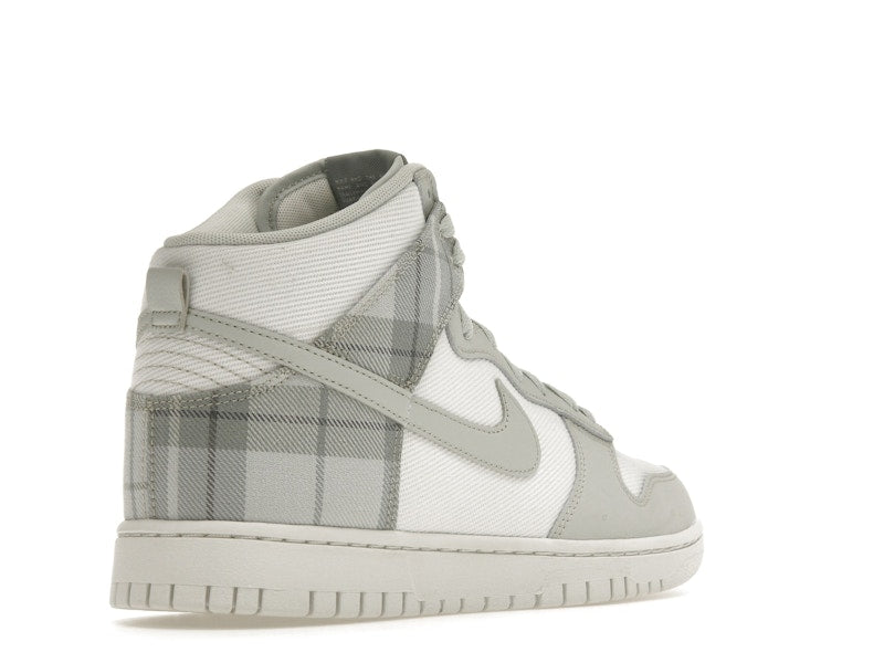 Nike Dunk High SE Tartan Plaid White Light Green