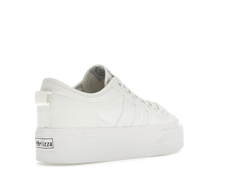 adidas Nizza Platform Triple White (Women's)