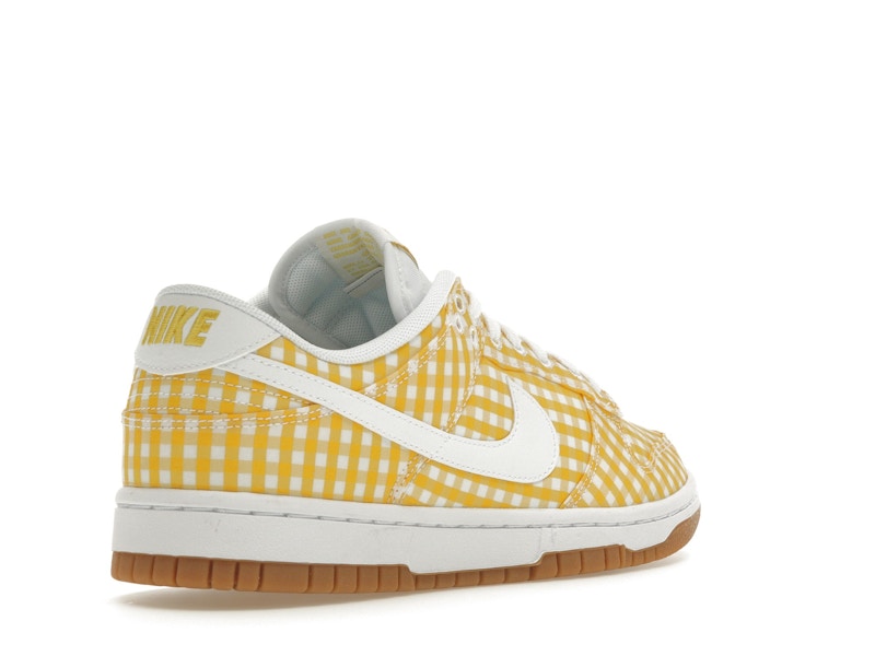 Nike Dunk Low Yellow Gingham (Women's)
