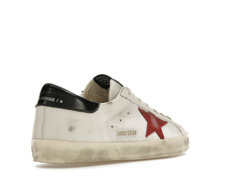 Golden Goose Super-Star White Red Black