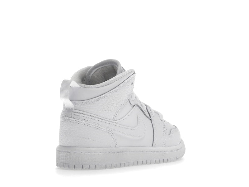 Jordan 1 Mid Triple White (2021) (PS)