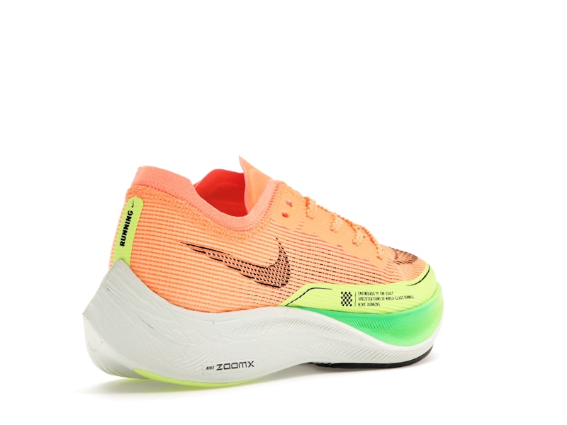 Nike ZoomX Vaporfly Next% 2 Peach Cream Green Shock (Women's)