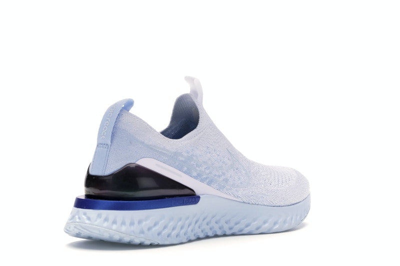Nike Epic Phantom React Flyknit White Hydrogen Blue (Women's)