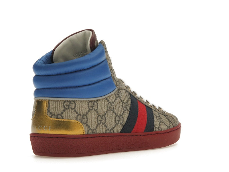 Gucci Ace GG High Top Beige Ebony