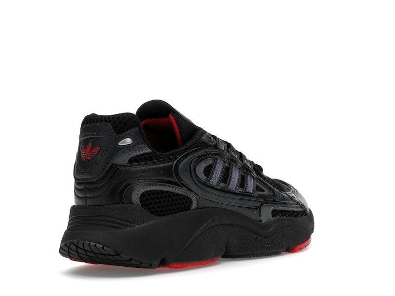 adidas Ozmillen Core Black Grey Better Scarlet