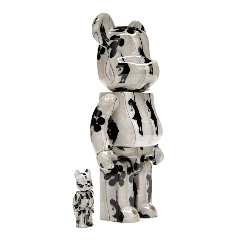 Bearbrick Flying Balloons Girl 100% & 400% Set