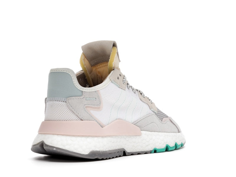 adidas Nite Jogger White Mint Pink (Women's)