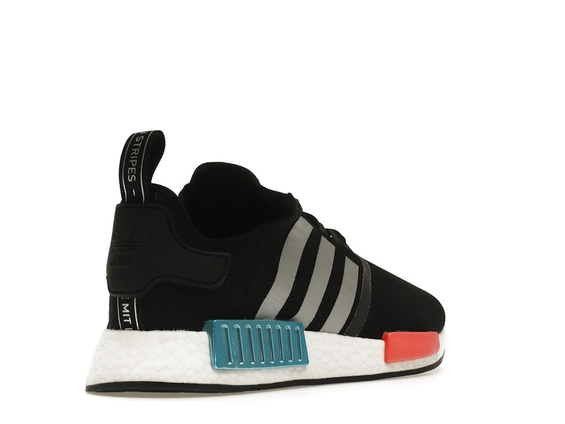 adidas NMD R1 Black Silver Solar Red