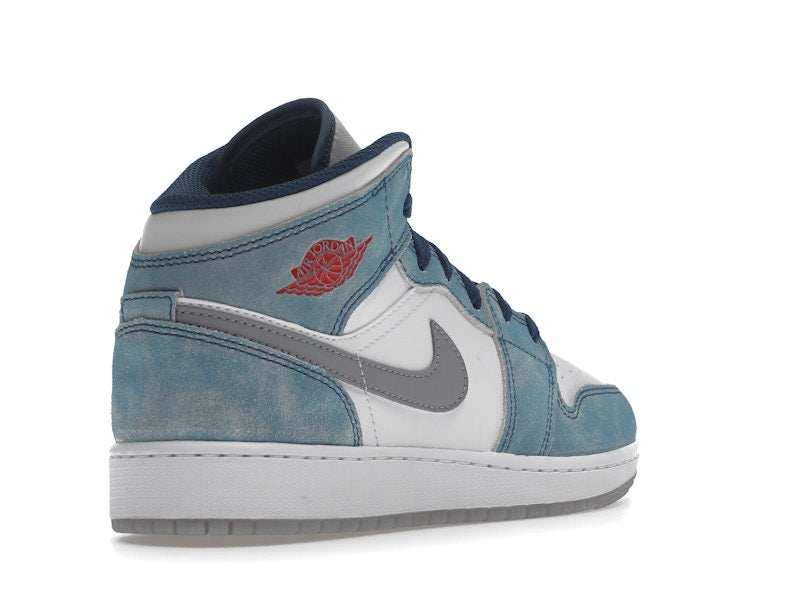 Jordan 1 Mid SE French Blue Light Steel (GS)