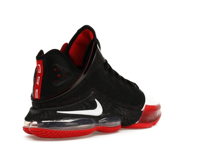 Nike LeBron 19 Low Black White University Red