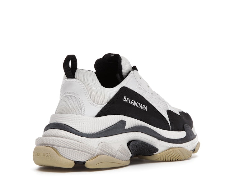 Balenciaga Triple S White Black