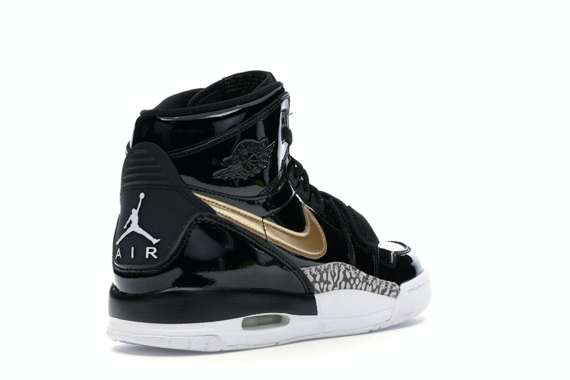 Jordan Legacy 312 Black Gold Patent (GS)