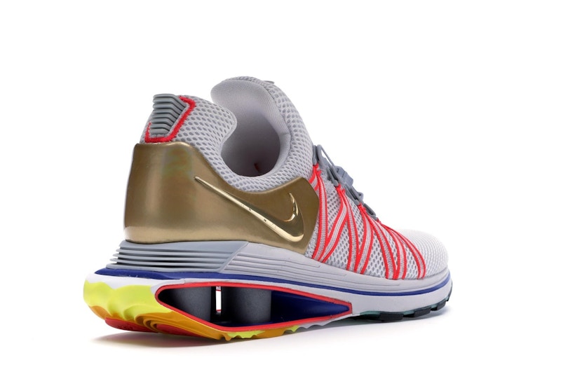 Nike Shox Gravity Vast Grey Metallic Gold