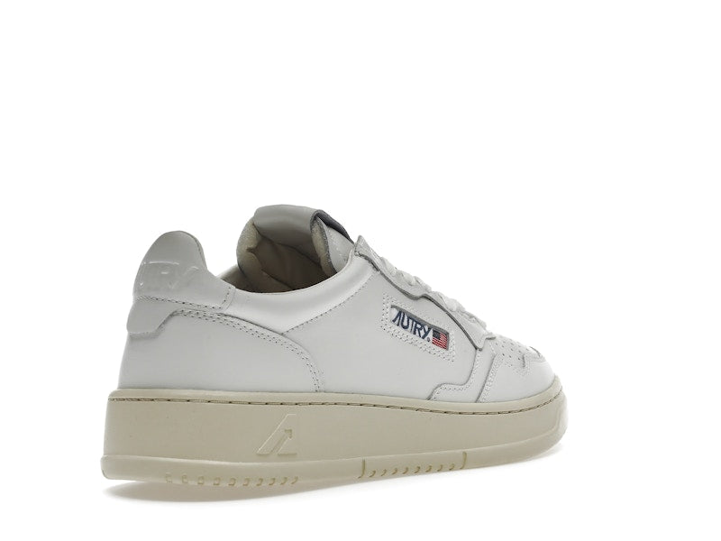 Autry Medalist Leather Low White