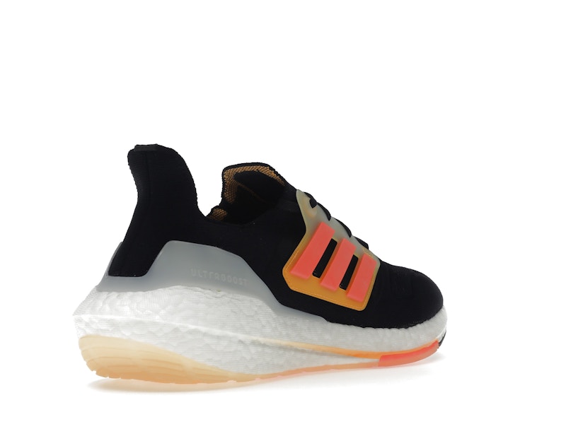 adidas Ultra Boost 22 Black Turbo Flash Orange