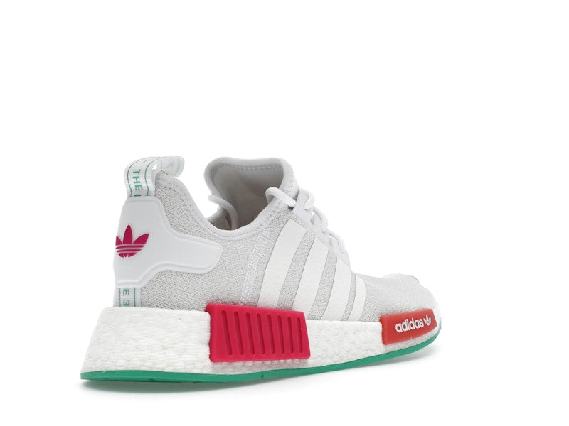 adidas NMD R1 White Magenta Green (Women's)