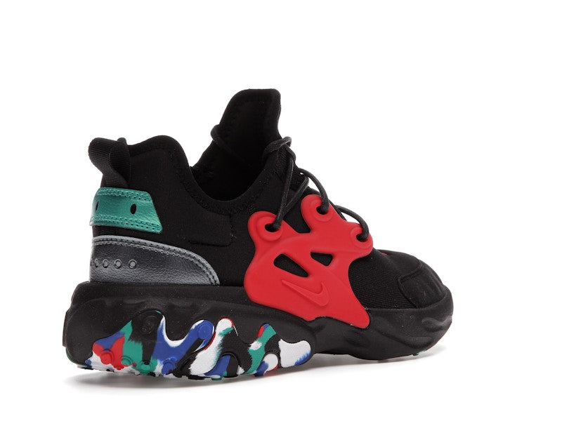 Nike React Presto Black Red Multicolor (GS)