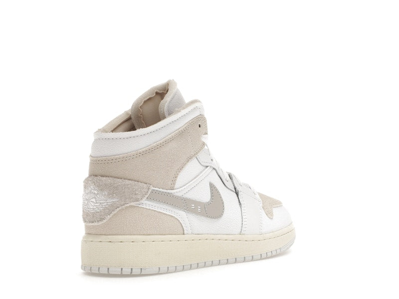 Jordan 1 Mid SE Craft Inside Out Tech Grey (GS)
