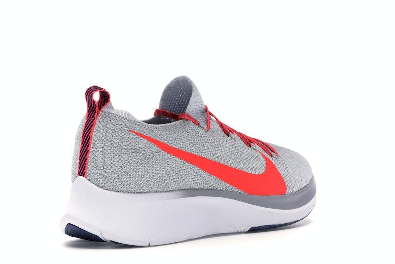 Nike Zoom Fly Flyknit Pure Platinum Bright Crimson