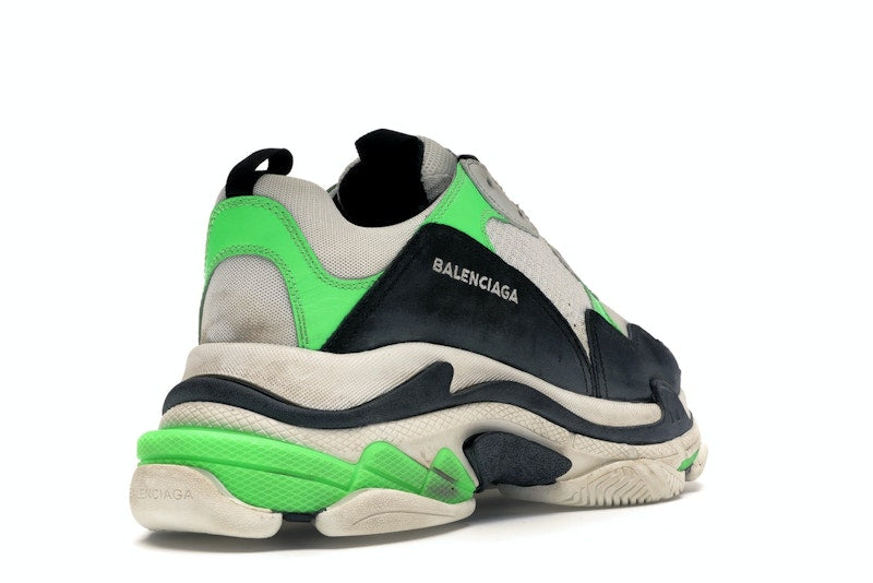 Balenciaga Triple S Mr. Porter Neon Green 2018