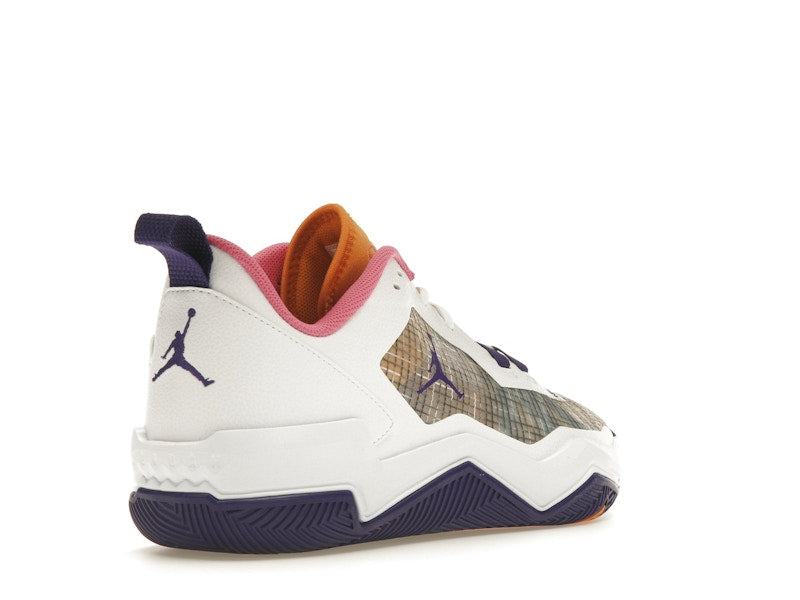 Jordan One Take 4 White Court Purple Canyon Gold