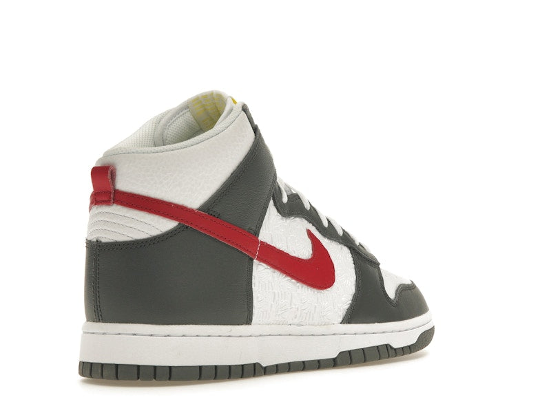 Nike Dunk High Embossed Basketball Grey Red